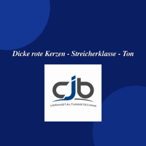 Dicke rote Kerzen - Streicherklasse - Ton